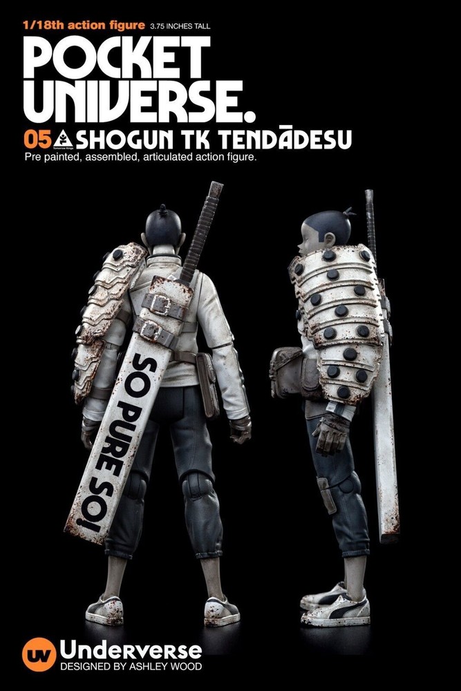 Underverse POCKET Ashley Wood Tomorrow Kings TK TENDāDESU Action Figure