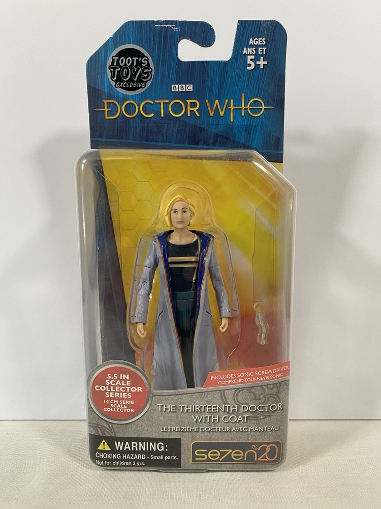 Doctor Who The 13th Thirteenth Dr. Jodie Whittaker Figure 5.5″ NEW w/ Coat Sonic