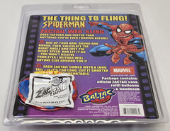 Vintage Spiderman Toy Web Shooter Water Ball 2001 Marvel Catpro Balzac NOS