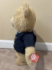 New Without Box “R” Rated Ted 2 Talking Plush Bear in Football Jersey