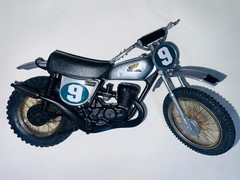 VTG 74 Mattel Big Jim HONDA ELSINORE MOTORCYCLE Wolf Pack CR250 ENDURO Dirt Bike