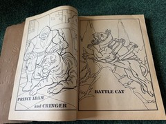 1986 Vintage Masters Of The Universe MOTU Coloring Book Golden *Read*