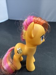 My Little Pony G4 2010 Honeybuzz Brushable Figure Rare HTF Honey Buzz Hair Cut