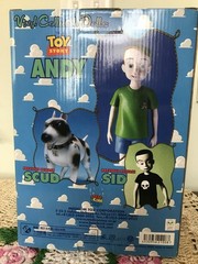 1996 RARE MIB MEDICOM TOY STORY ANDY & SID VINYL COLLECTIBLE DOLLS SET