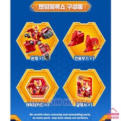 Metal Cardbot S Random Blocks 9 Types of Transformed Robot 4.1″ Korean Toys 2026