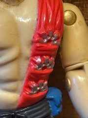 Vintage 1980s 3.75” Martial Arts Action Figure Bare Chest Red Sash Hong Kong