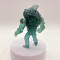 Street Sharks 5.5″ Action Figure Translucent Teal Bootleg Knock Off Resin KO
