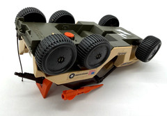 1988 GI Joe Desert Fox 6WD Jeep Vehicle, w/ One Missile (READ DESCRIPTION)