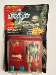 Kenner GLOW IN THE DARK Stalker Predator ROBOCOP NIGHTFIGHER On Card SEE PHOTOS