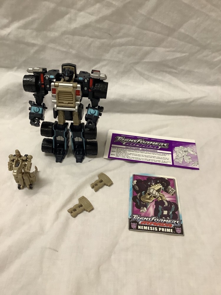 Transformers Armada Nemesis Prime w/ Run-Over. 100% complete (Hasbro 2003)