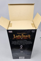 Lady Death 12″ Action Figure in Box Moore Action Collectibles 1998 Chaos! Comics