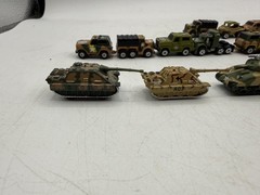 Micro Machines Military Lot 24 Tanks – Mostly Galoob w/Majorette Sonic Flashers