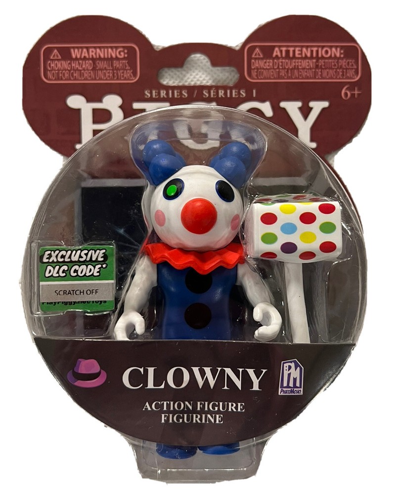 ROBLOX Piggy Series 1 – Clowny Action Figure Toy Collectable w/ DLC Code NEW