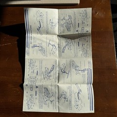 Vintage GI Joe Cobra ARAH Large Set Of Original Blueprints Canadian Released