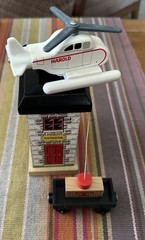 Learning Curve Thomas Train Wooden Harold’s Mail Delivery Set Main Items!