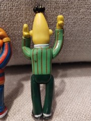 1985 Sesame Street Ernie & Bert 3″ Action Figures, Tara Toys, Vintage