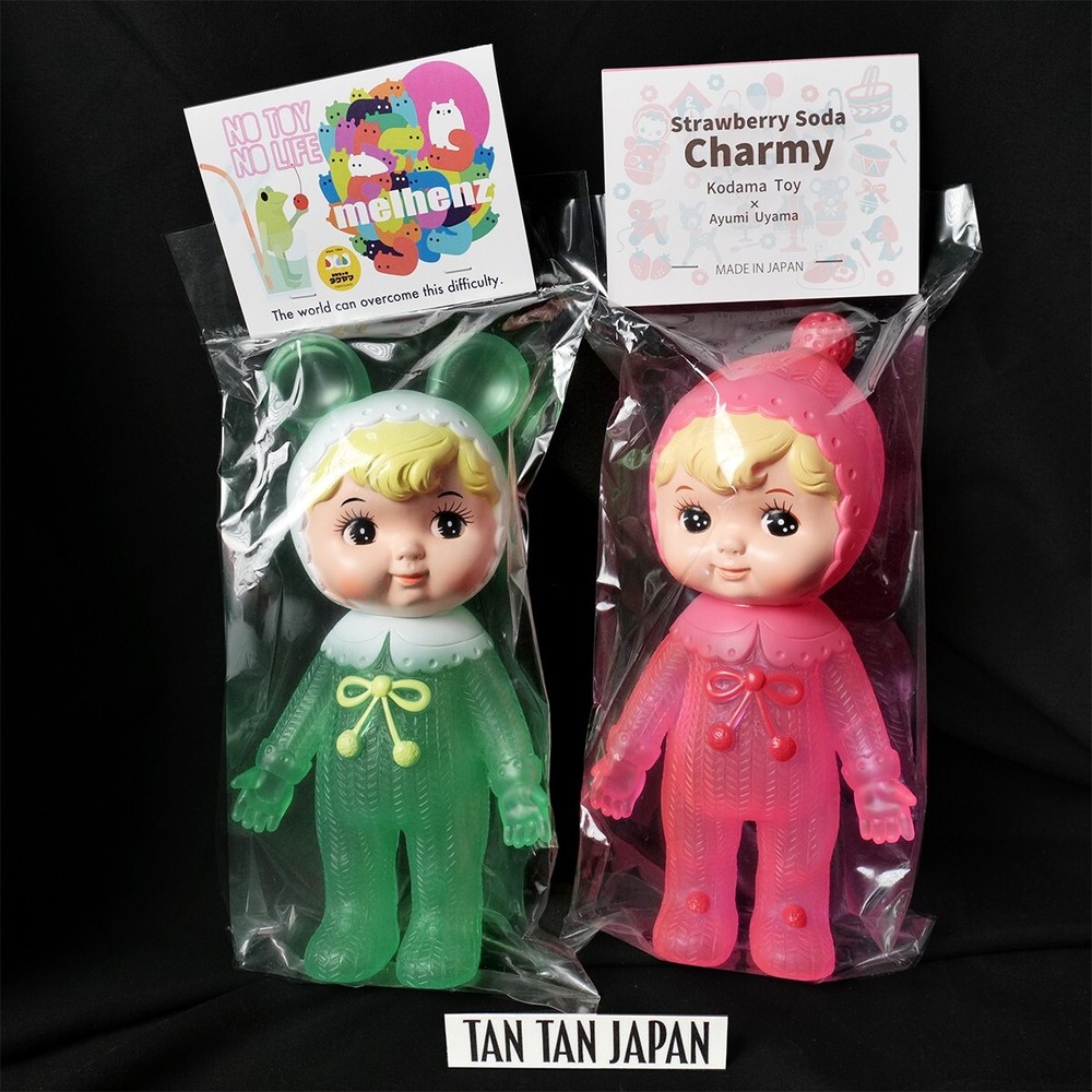 Charmy-Chan Soft Vinyl 8.3″ Melon & Strawberry Soda Set of 2 Kodama Toy