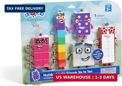 hand2mind Numberblocks Friends Six to Ten Figures – Official Licensed Character