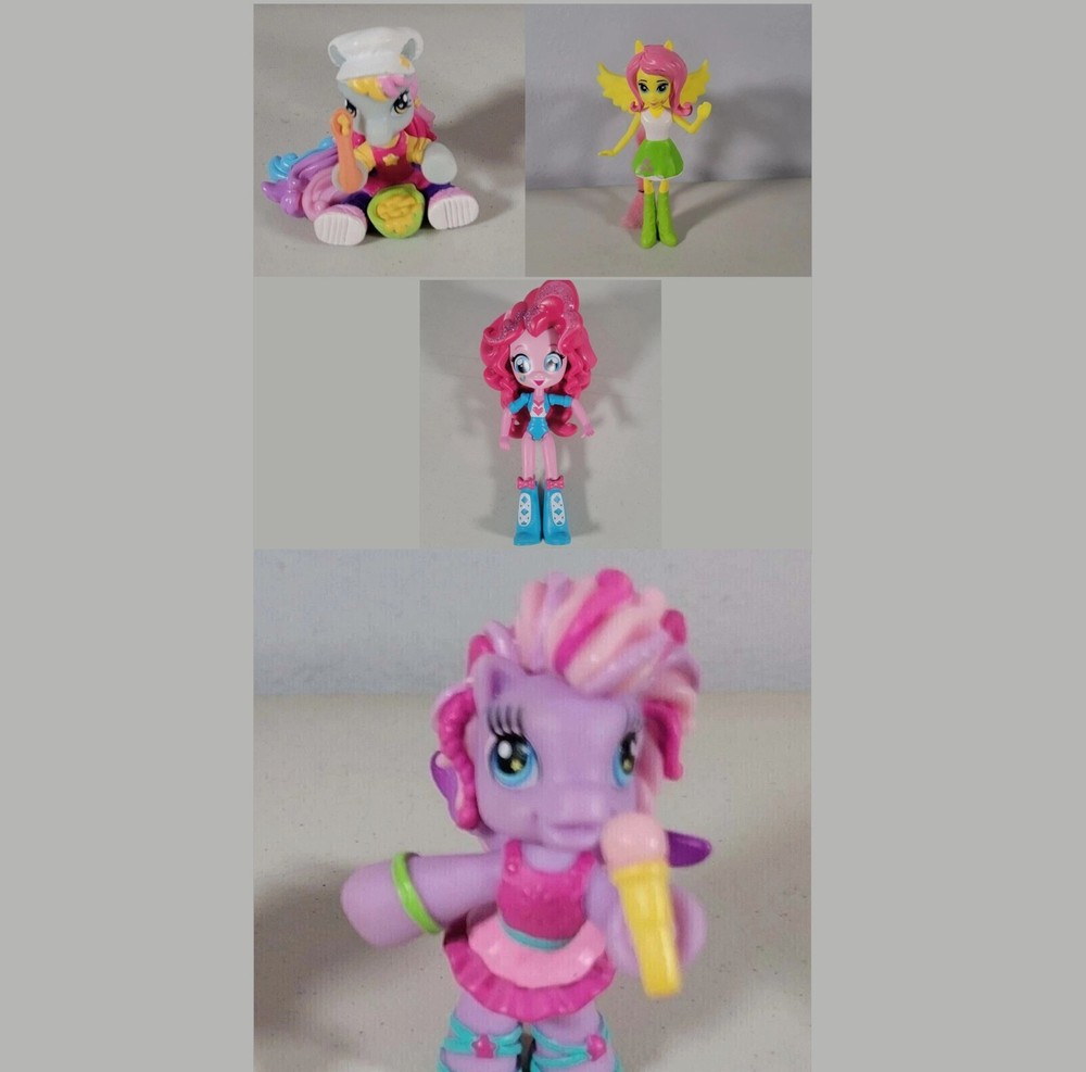 My Little Pony Figure Lot – Rainbow Dash, Starsong, Fluttershy Doll & Pinkie Pie