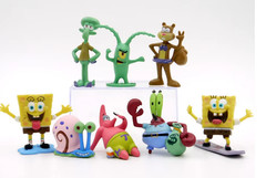 SpongeBob Characters-8 figures-PVC-NEXT DAY FREE SHIPPING