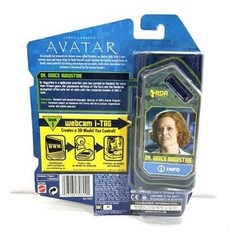 NEW Avatar Dr. Grace Augustine Action Figure 2009 Mattel Webcam I-Tag