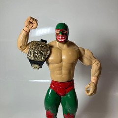 Mil Mascaras Custom Wrestling Figure Belt Included 16.5cm