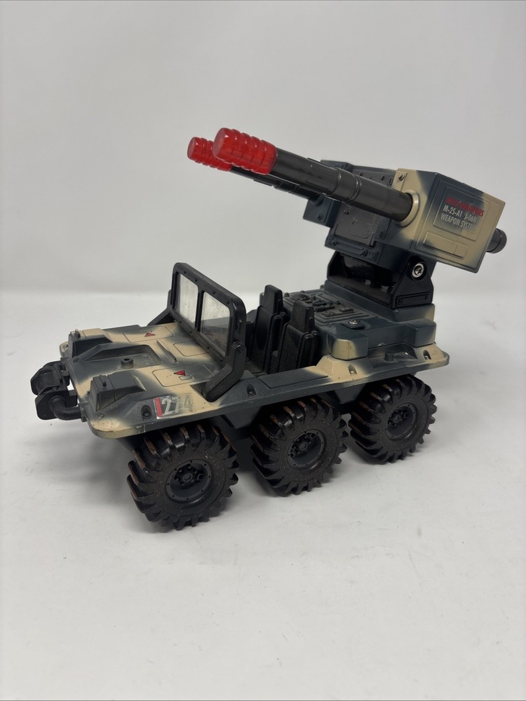 1998 Lanard Gi Joe Military Missile 6 Wheel Amphibious Jeep Tested Working