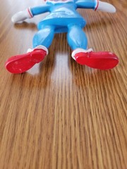 Larry Harmon’s Bozo The Clown 1987 Bendable Rubber 6″ Tall Toy Figure by Jesco –