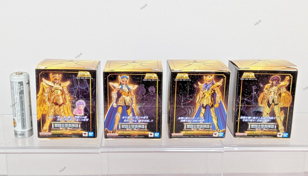 Saint Seiya Cloth Myth EX Miniature Collection 2 Complete Set 4 Gashapon Figure