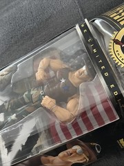 WWE WWF Jakks Classic Superstars Sgt Slaughter Toyfare Ex GI Joe USA Figure