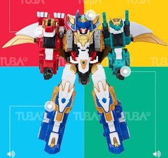 Dino Core Evolution 2 ULTIMATE KING DINO/Mega D-Fighter Transformer Robot 4 IN 1