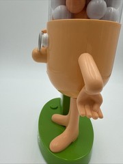 Vintage Mr. Contac Japanese Drug Advertisement Mascot Figure Alarm Clock Used