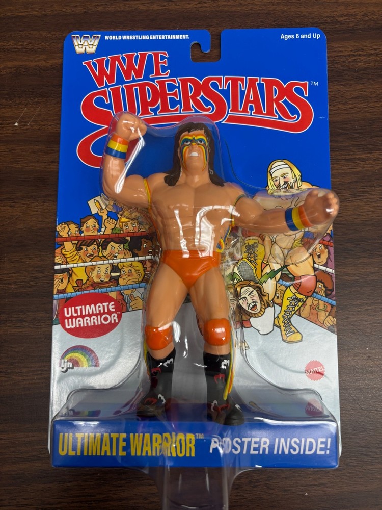 WWE LJN Ultimate Warrior Blue Card