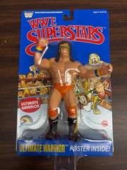 WWE LJN Ultimate Warrior Blue Card