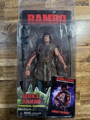 2013 NECA JOHN J. RAMBO FIGURE (SURVIVAL VERSION) FIRST BLOOD BRAND NEW