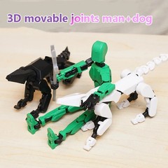 Titan13, Dummy 13, T13 Action Figure,Toy Robot, 3D Printed