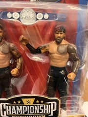 WWE Championship Showdown Jimmy USO and Jey Uso 2 pack The Bloodline Mattel New