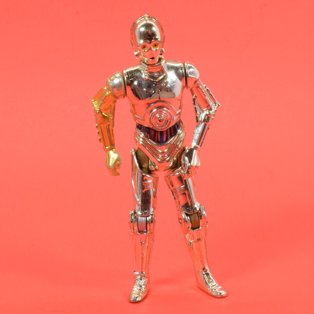 Star Wars 3.75″ SAGA Collection Vac Metal C-3PO Protocol Droid As Shown WG36