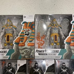 Power Rangers 6″ PUMPKIN RAPPER & KING SPHINX With Black Ranger / Yellow Ranger