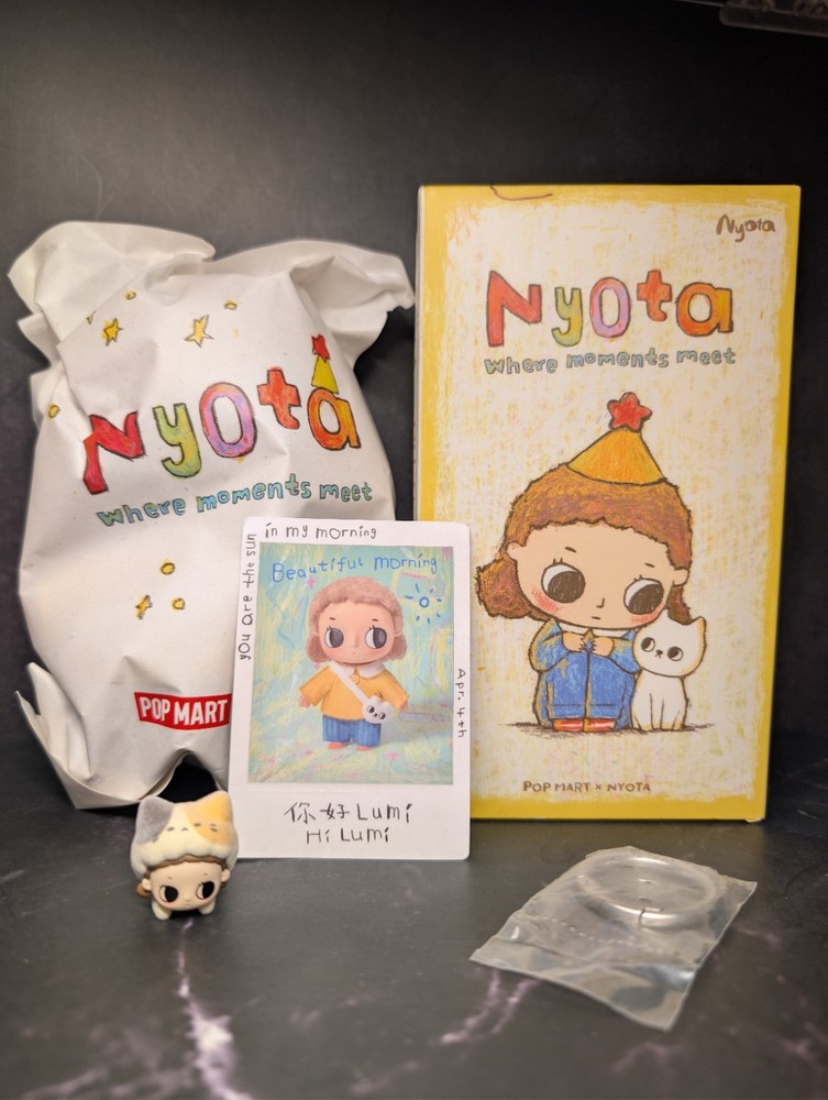 POP MART Nyota Where Moments Meet Series Plush Doll – Hi Lumi + POP Bean
