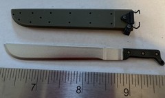 1/6 Scale Hot Toys Platoon Chris Taylor Vietnam War M42 Machete w/ Plastic Cover