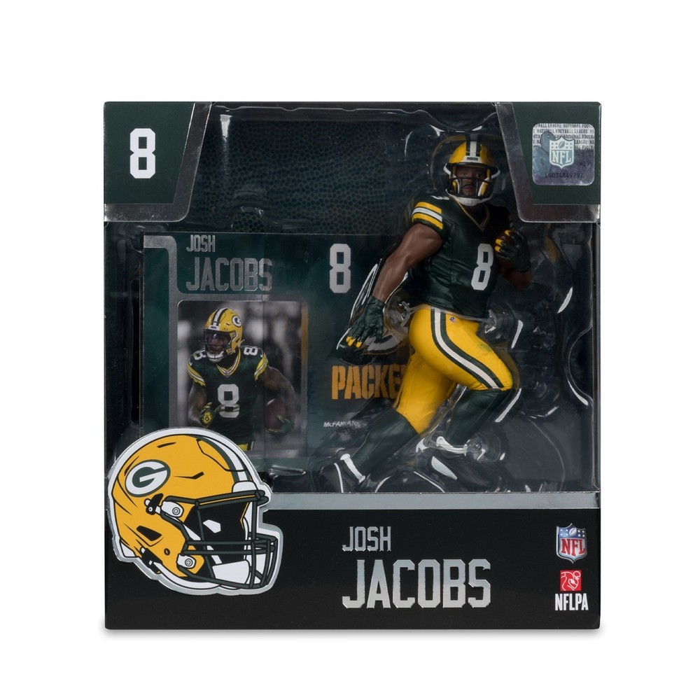 McFarlane NFL Football Legacy Series 7″ Figure Josh Jacobs Green Bay Packers