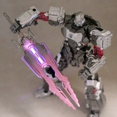 Fluorescent Back Cannon LED Hand Cannon Weapon Upgrade Kit For SS109 Megatank