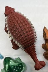 Vtg Lot Playskool Definitely Dinosaurs Apatosaurus Caveman Cavewoman 1987