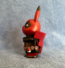 Large 5″ Pokemon Pikachu Cosplay Deadpool – Brand New