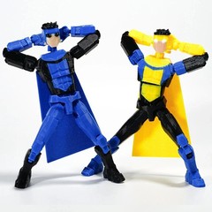 14cm 3D Printed Invincible Superhero Action Figures with Articulatable Limbs