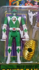 Vintage 1994 Bandai Mighty Morphin Green Power Rangers Tommy Jason David Frank