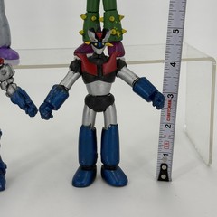 Rare! Mazinger Z Set Of 4 Figures Vintage Mexican Bootleg Mazor Z Garada K7