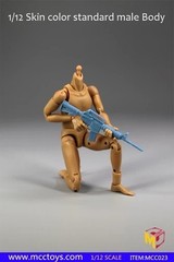 MCCToys 1/12 Male Flexible Figure Body Muscle Narrow Shoulder For 6″ Action Toy