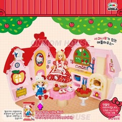 Hello Kitty Mimi Apple House – Korean Mimi Dollhouse Decorated with Hello Kitty